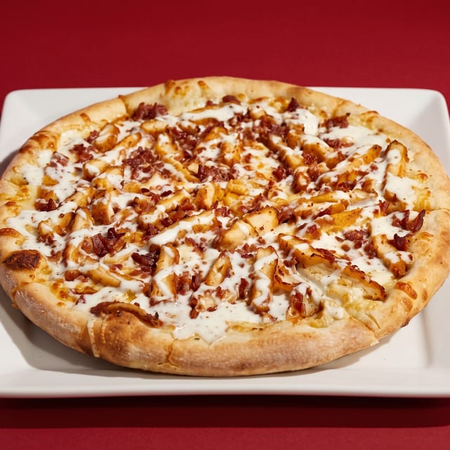 Chicken Bacon Ranch Pizza.
